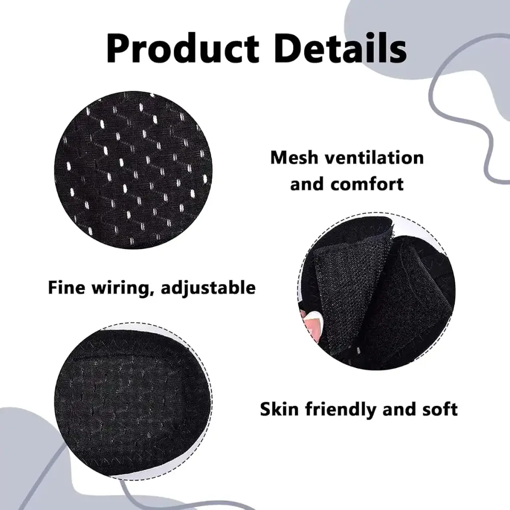 Breathable Anti-Snoring Chin Strap with Mesh Structure Adjustable Jaw Protection — Sleep Wellness