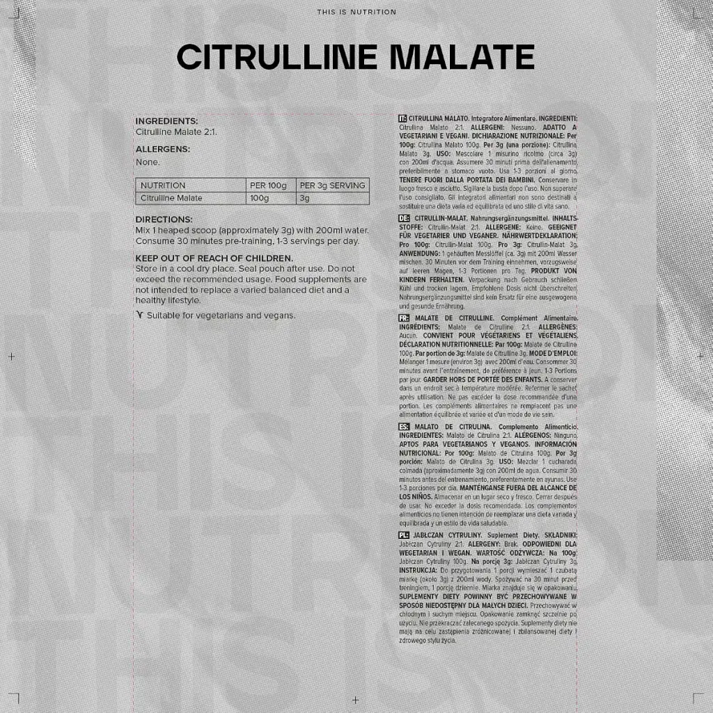 Bulk Citrulline Malate 100 g Packaging May Vary 100g — 100 g