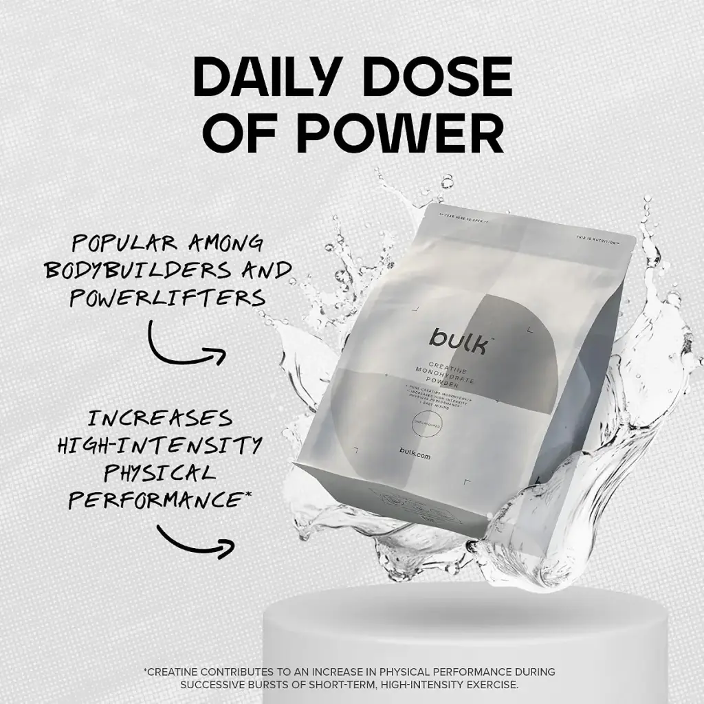 Bulk Creatine Monohydrate Powder Unflavoured 100 g 10 Servings (Pack of 1) — Powder