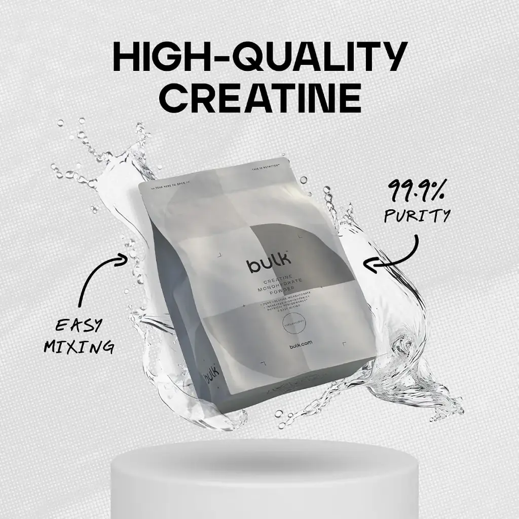 Bulk Creatine Monohydrate Powder Unflavoured 100 g 10 Servings (Pack of 1) — Unflavoured