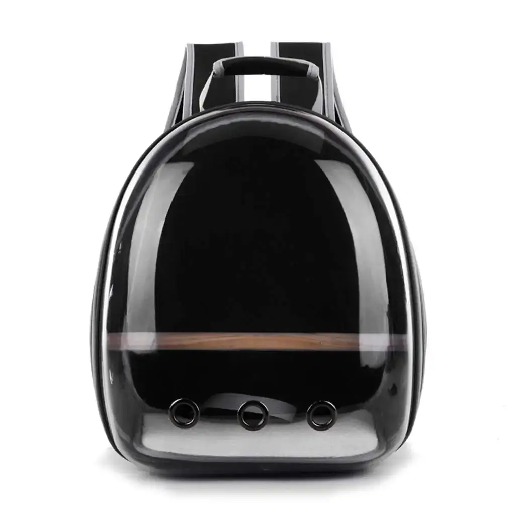 BURAN Pet Parrot Carrier Bird Travel Bag Space Capsule Transparent Backpack Breathable 360 Sightseeing