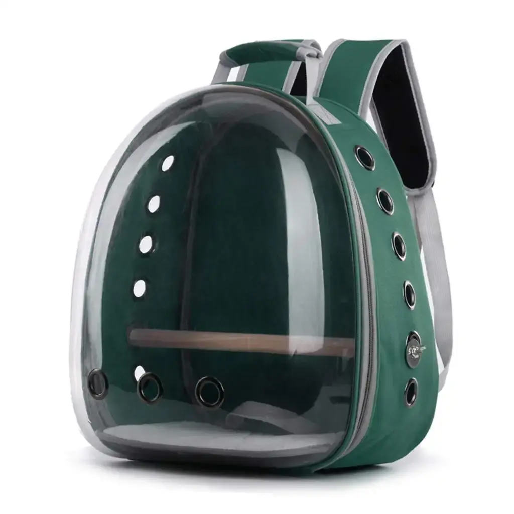 BURAN Pet Parrot Carrier Bird Travel Bag Space Capsule Transparent Backpack Breathable — BURAN