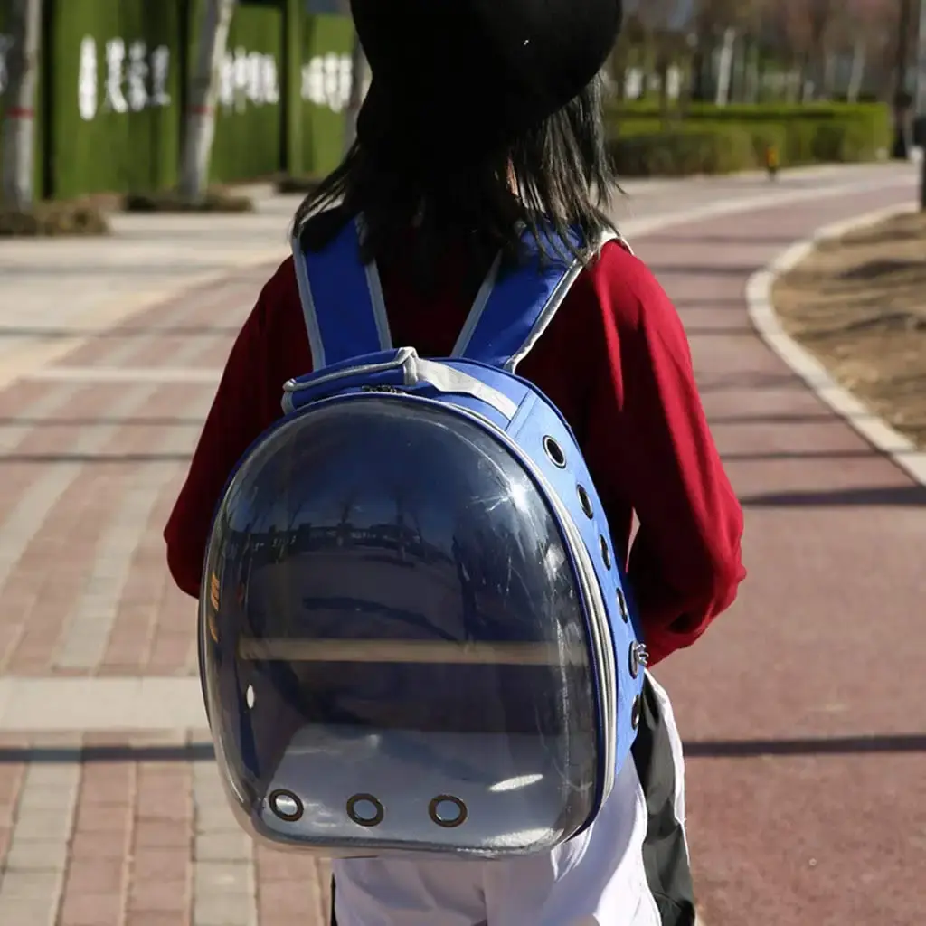 BURAN Pet Parrot Carrier Bird Travel Bag Space Capsule Transparent Backpack Breathable — Capsules
