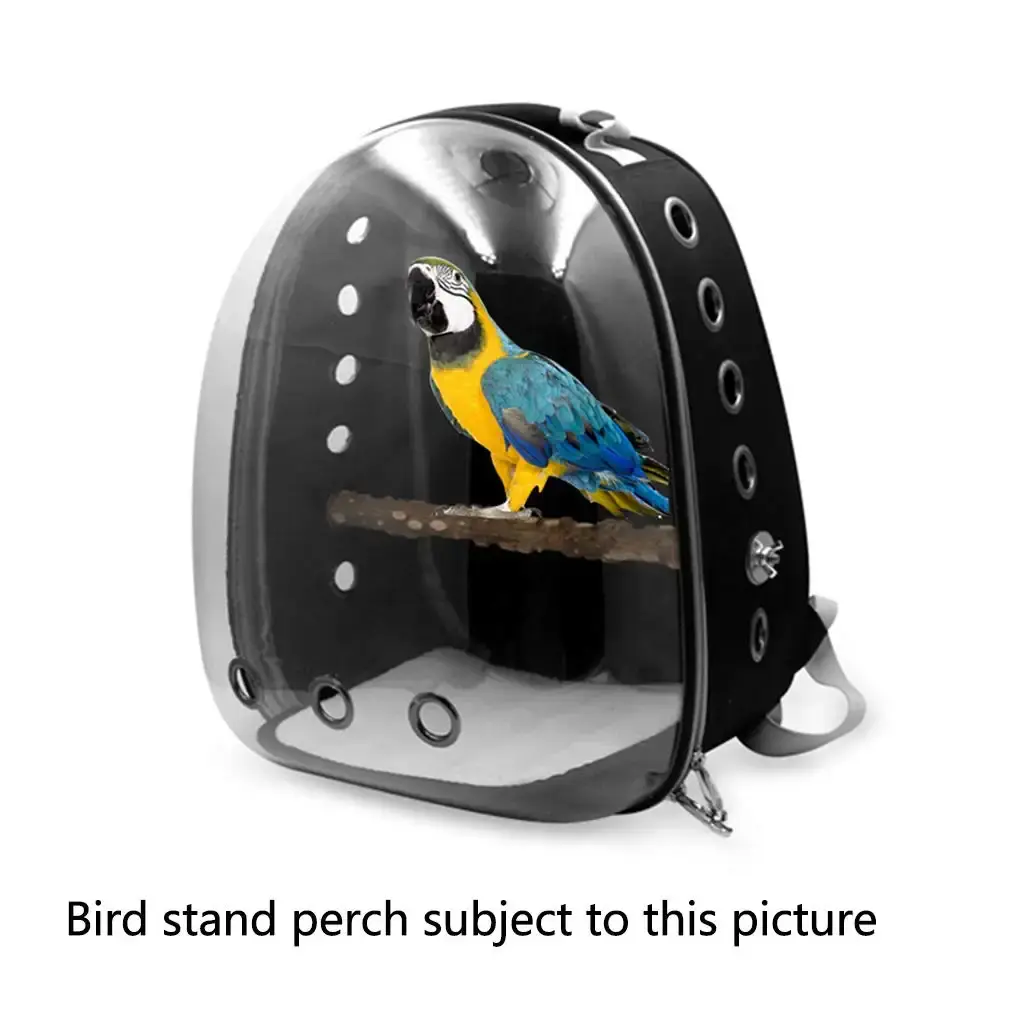 BURAN Pet Parrot Carrier Bird Travel Bag Space Capsule Transparent Backpack Breathable — Capsules
