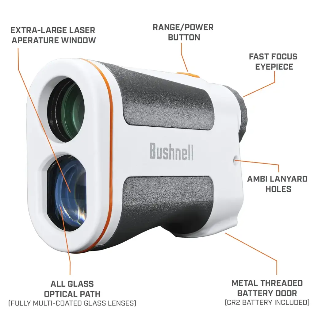 Bushnell Edge Disk Golf Laser Rangefinder, Accurate Range Finding for Disc Golf with — Bushnell