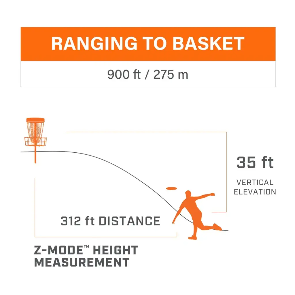 Bushnell Edge Disk Golf Laser Rangefinder, Accurate Range Finding for Disc Golf with — Bushnell