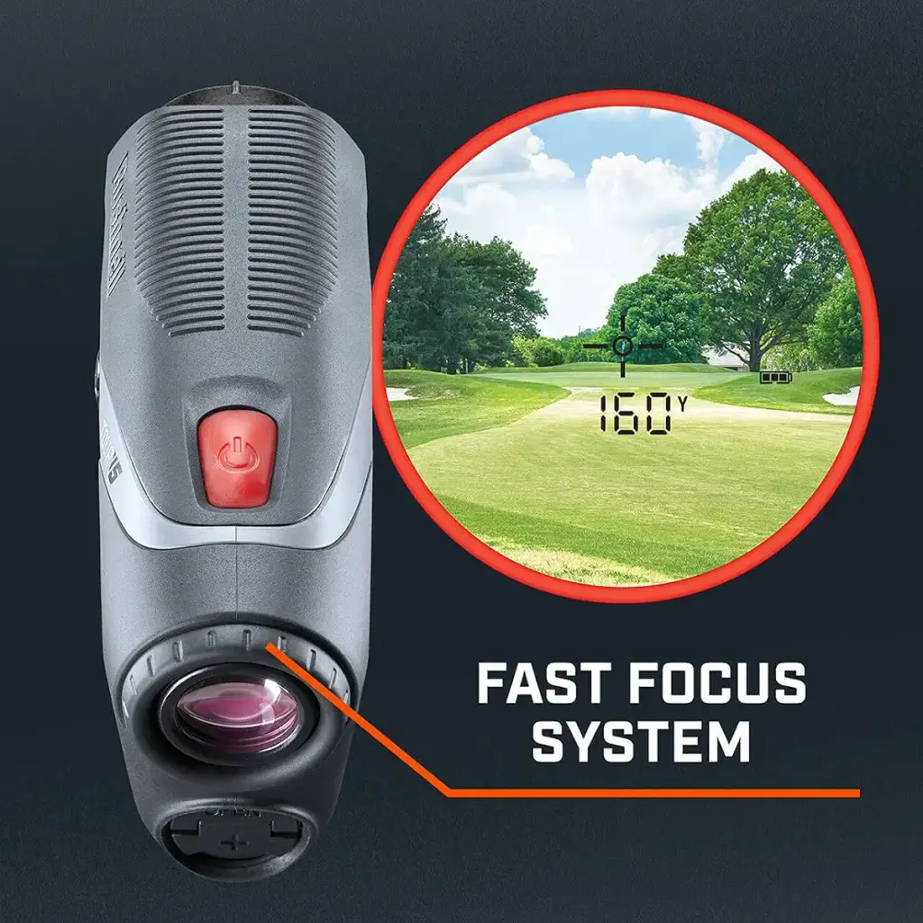 Bushnell Tour V5 Golf Laser Rangefinder, Pinseeker, Visual JOLT, BITE Magnetic Mount — BUSHNELL GOLF
