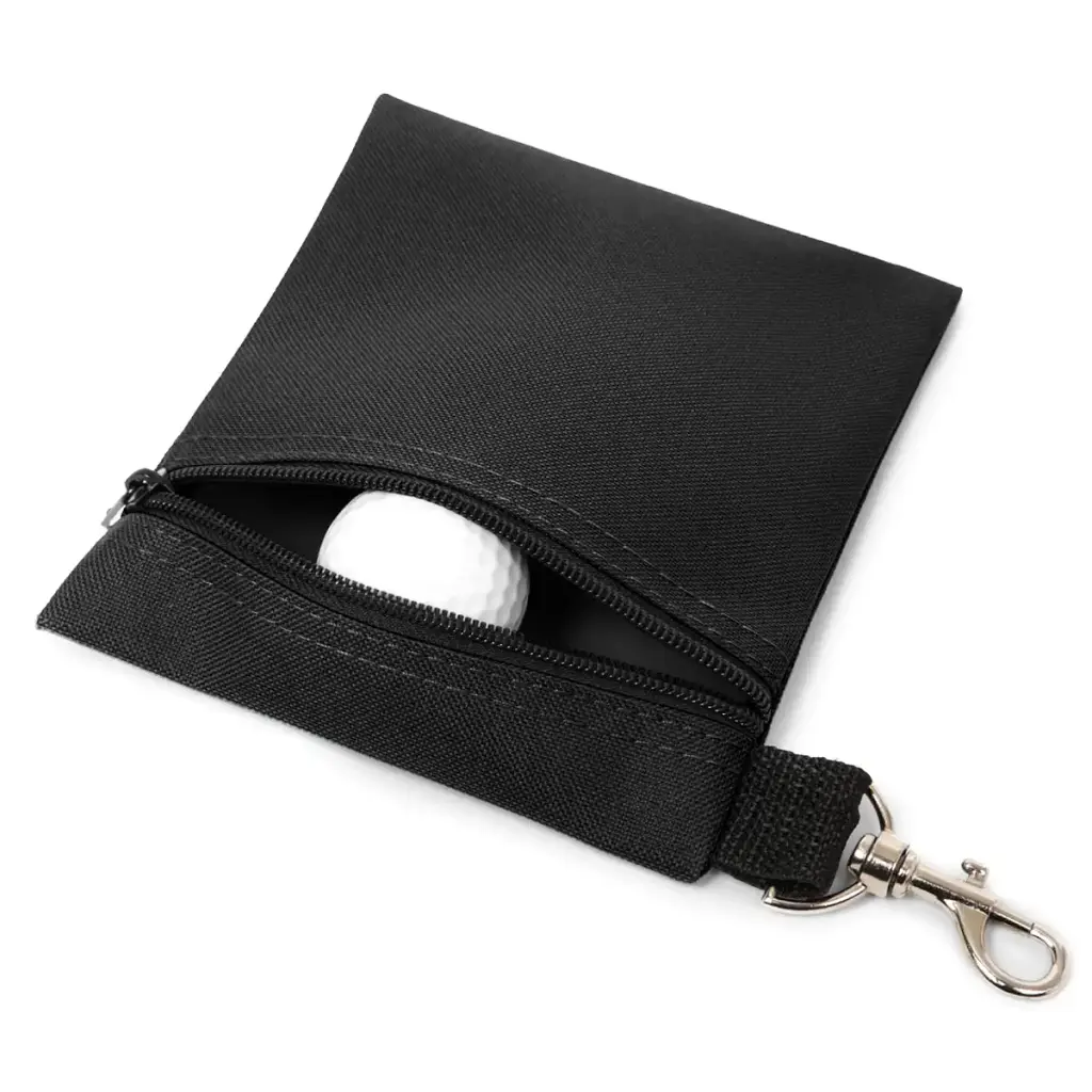BuyAgain Golf Tee Pouch, 5.62 X 6.87 Inch Professional Zipper Golf Tee/Ball Pouch Bag — pack of 6