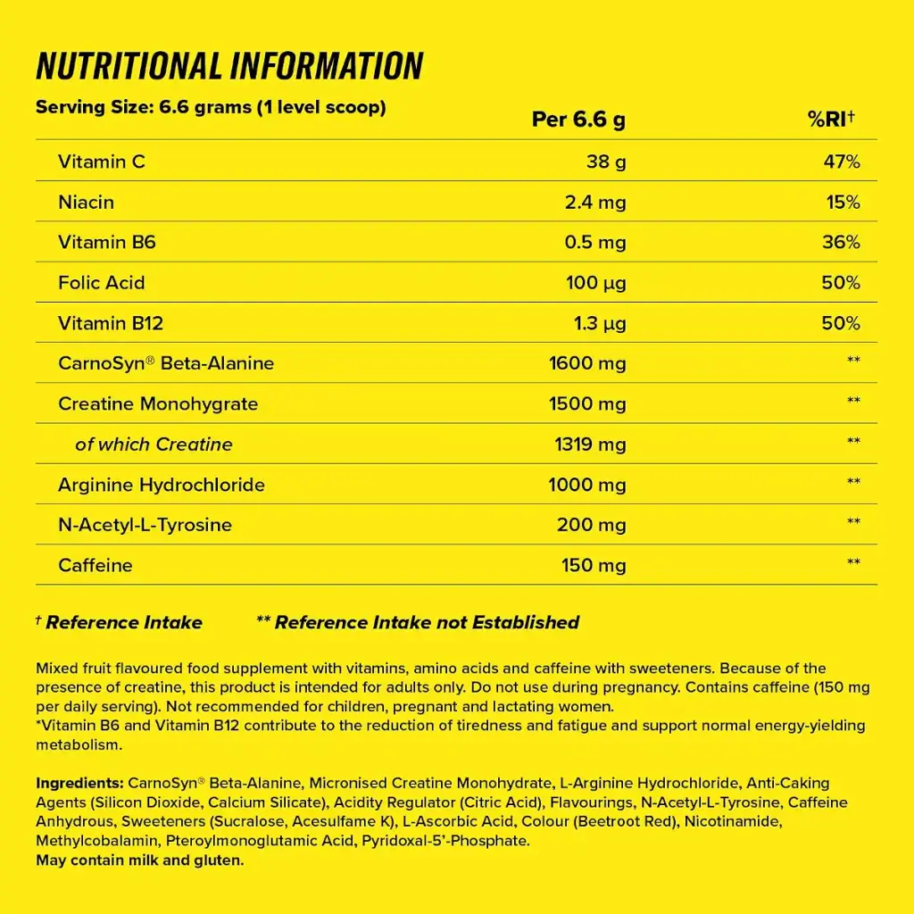 C4 Original Beta Alanine Sports Nutrition Bulk Pre Workout Powder for Men & Women | Best — Tropical