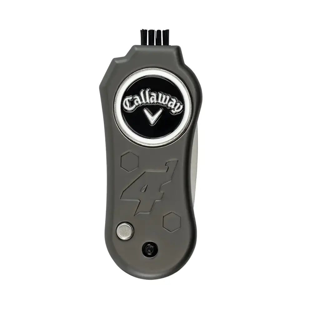 Callaway 4-in-1 Blade Divot Repair Tool - Black Switch Blade 4-Function Golf Divot Tool — Callaway