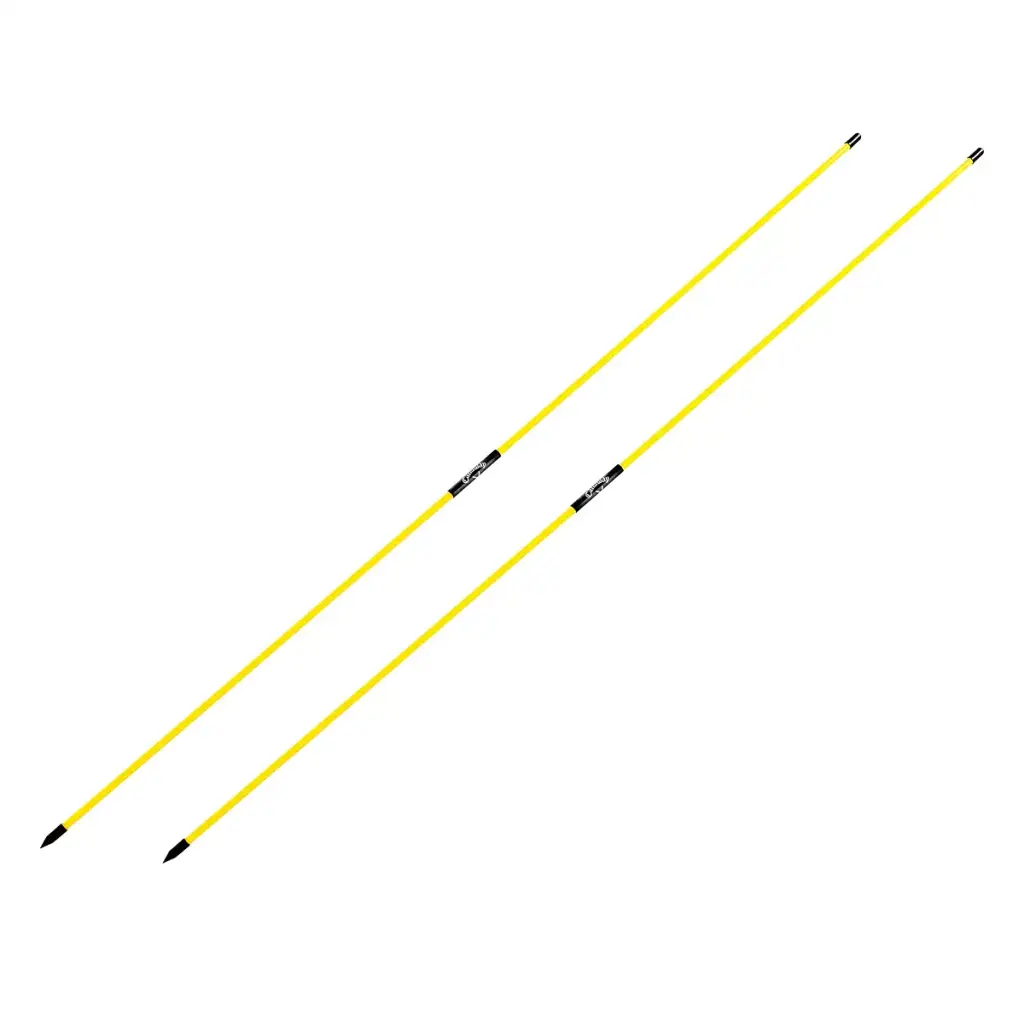 Callaway Alignment Stix, Golf Swing Trainer, Yellow, 48 Inches, (Set of 2) — Callaway