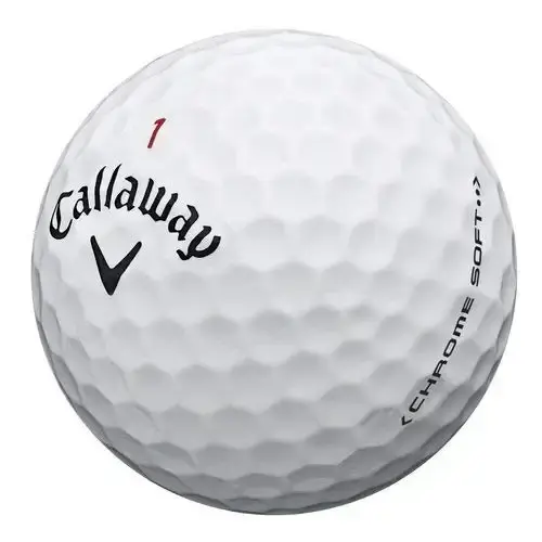 Callaway Chrome Soft Golf Balls, Prior Generation, (One Dozen) White — Callaway