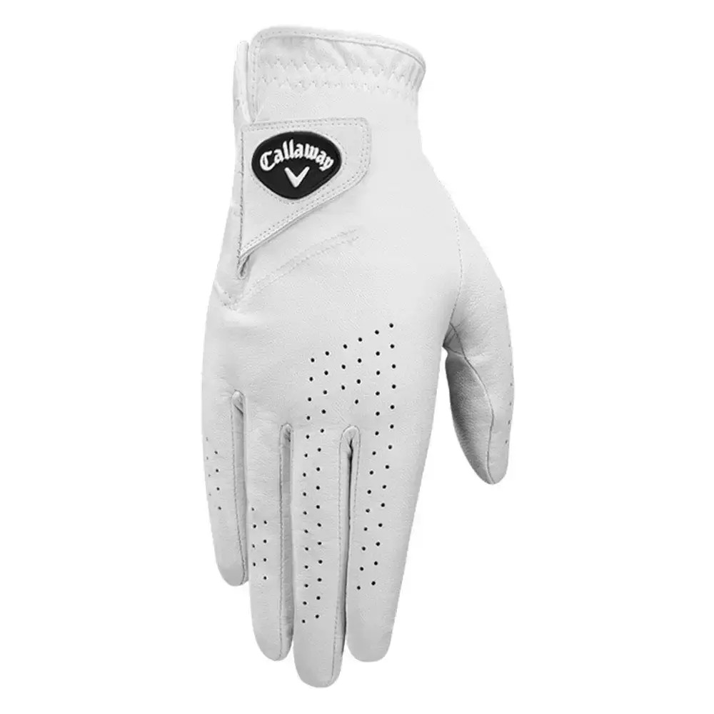 Callaway Dawn Patrol Glove Men's Standard Large White Worn on Left Hand — Golf