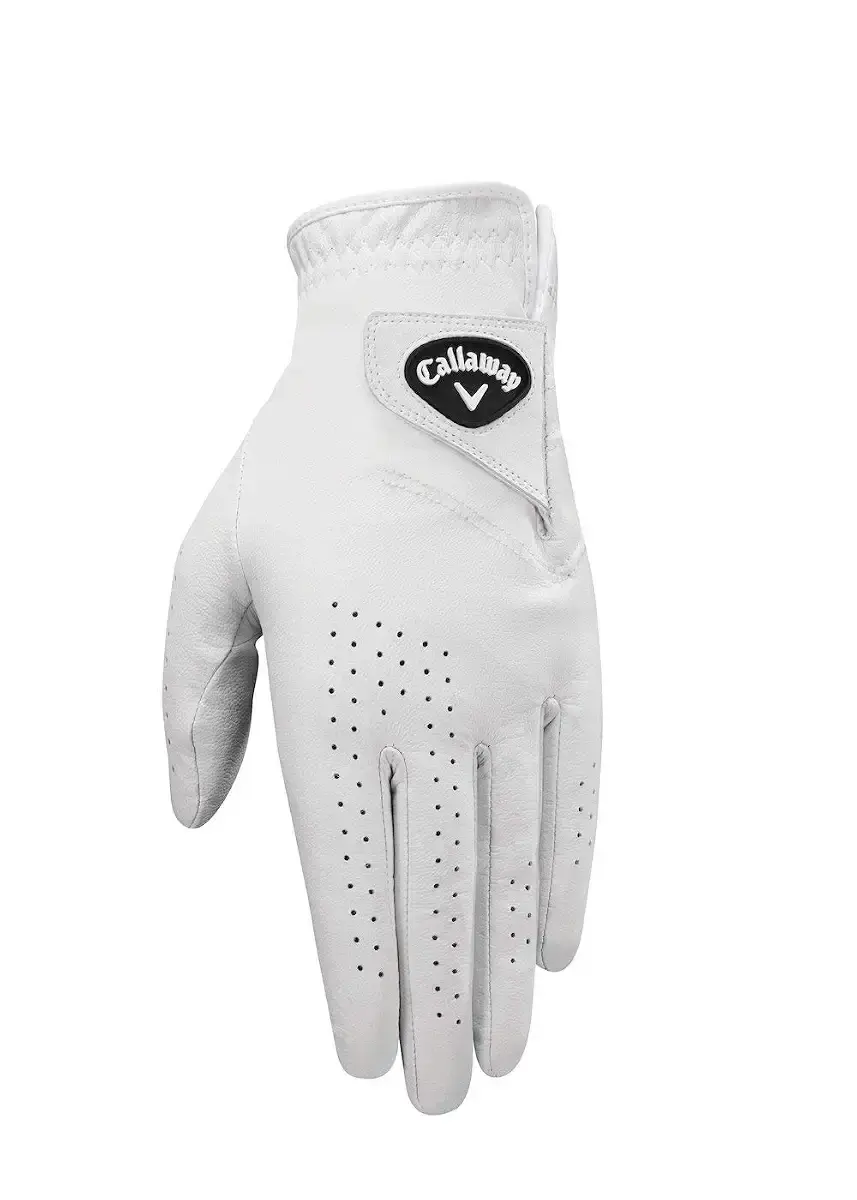 Callaway Dawn Patrol Glove Men's Standard Large White Worn on Left Hand — Golf