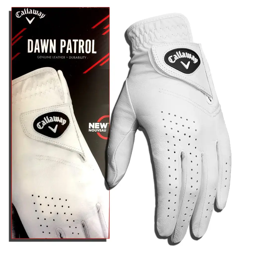 Callaway Dawn Patrol Glove Women's Standard Medium White Worn on Left Hand