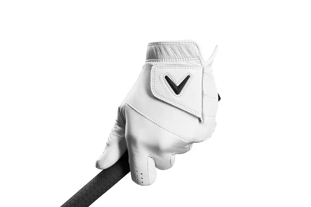 Callaway Golf 2022 Tour Authentic Glove Standard Large White Worn on Left Hand — Callaway