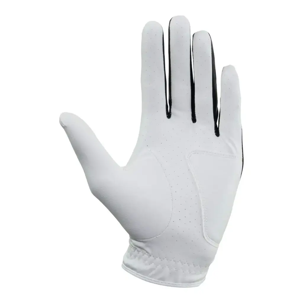 Callaway Golf Men's Weather Spann Premium Synthetic Golf Glove White, Single Medium Prior — Golf