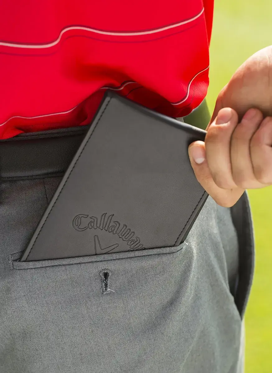 Callaway Leather Golf Scorecard Holder — Callaway