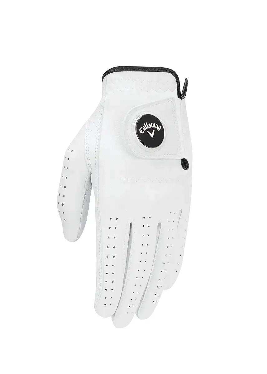 Callaway Men's Golf Glove Standard Large White Worn on Left Hand