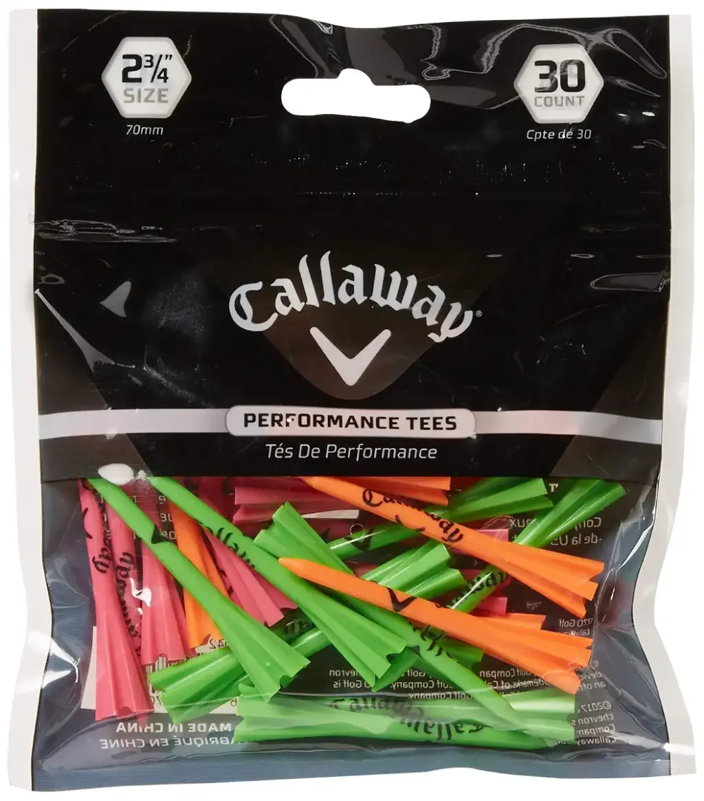 Callaway Performance 2 3/4 Inch Tee 2-3/4 Inch Neon Mix — Callaway