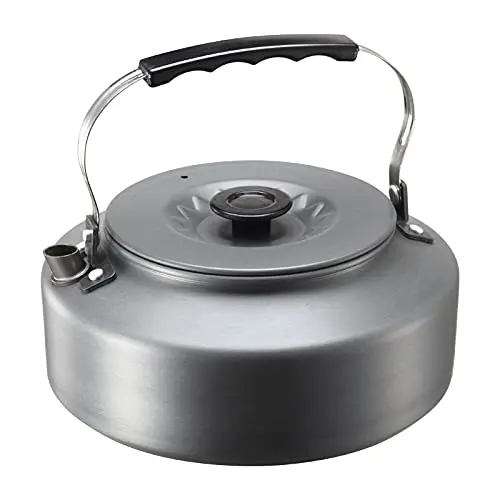 CAMPINGMOON 1L/1.5L Portable Ultra-Light Camping Kettle Coffee Tea Pot S1000,S1500 (1.5 Liter (S1500))