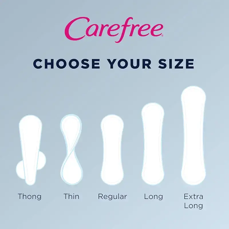 Carefree Thong Regular Liner (Pack of 1) Unscented 49 Count — Feminine Care