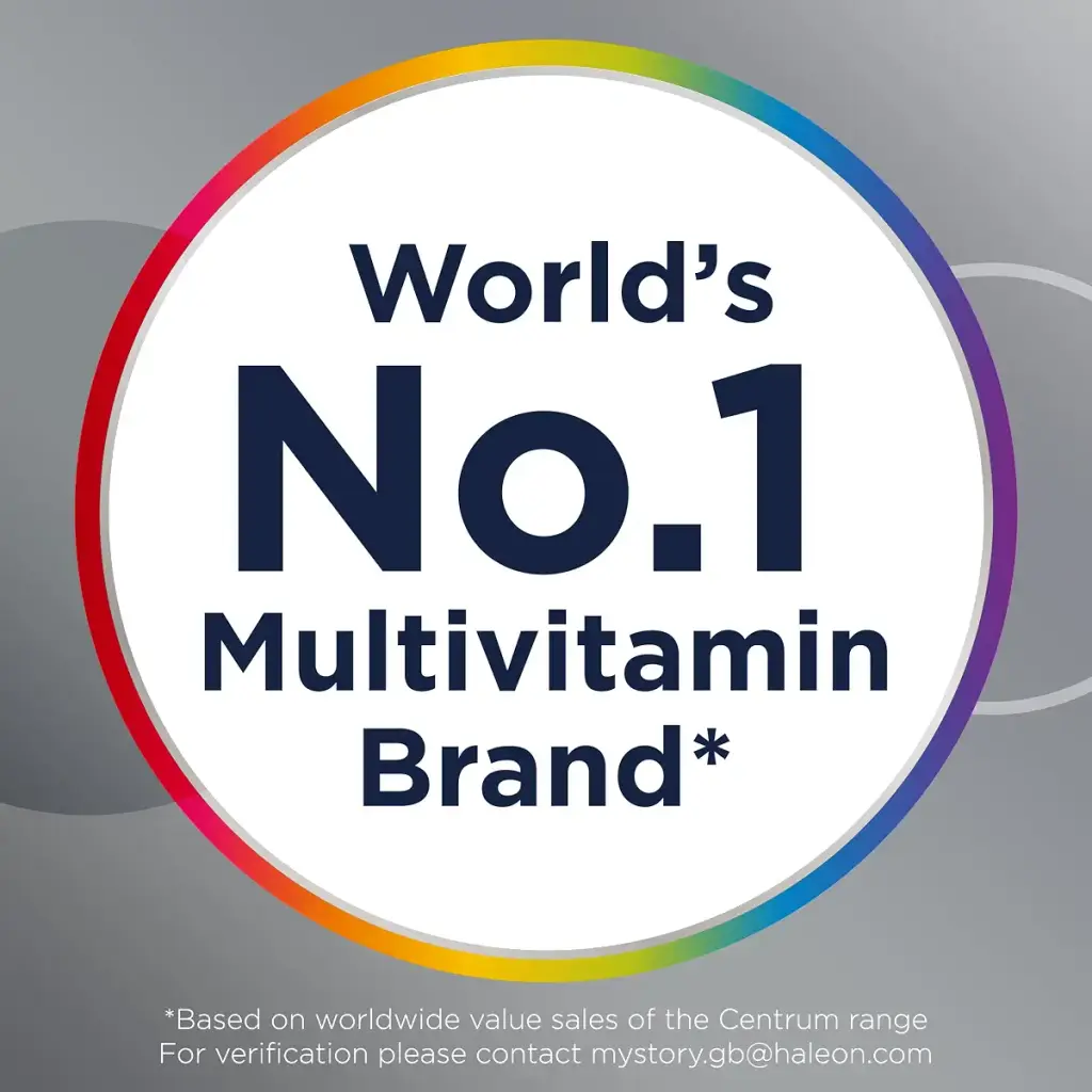 Centrum Advance 50+ Multivitamin & Mineral Tablets 24 essential nutrients including — Tablets