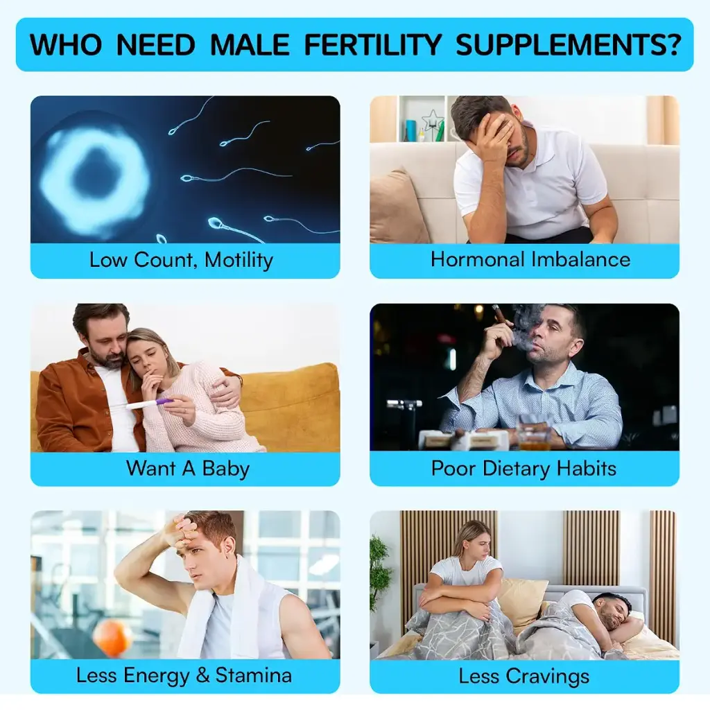 Chisytkiy Male Fertility Supplements Advanced Fertility Supplement for Men Optimal Sperm — Capsules