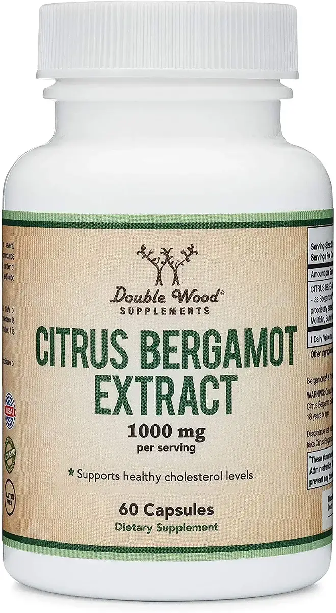 Citrus Bergamot 1,000mg Capsules (60 Capsules) by Double Wood