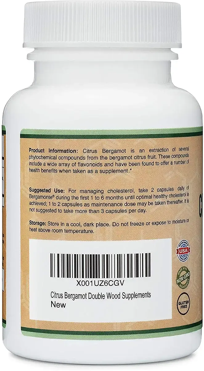 Citrus Bergamot 1,000mg Capsules (60 Capsules) by Double Wood — Capsules