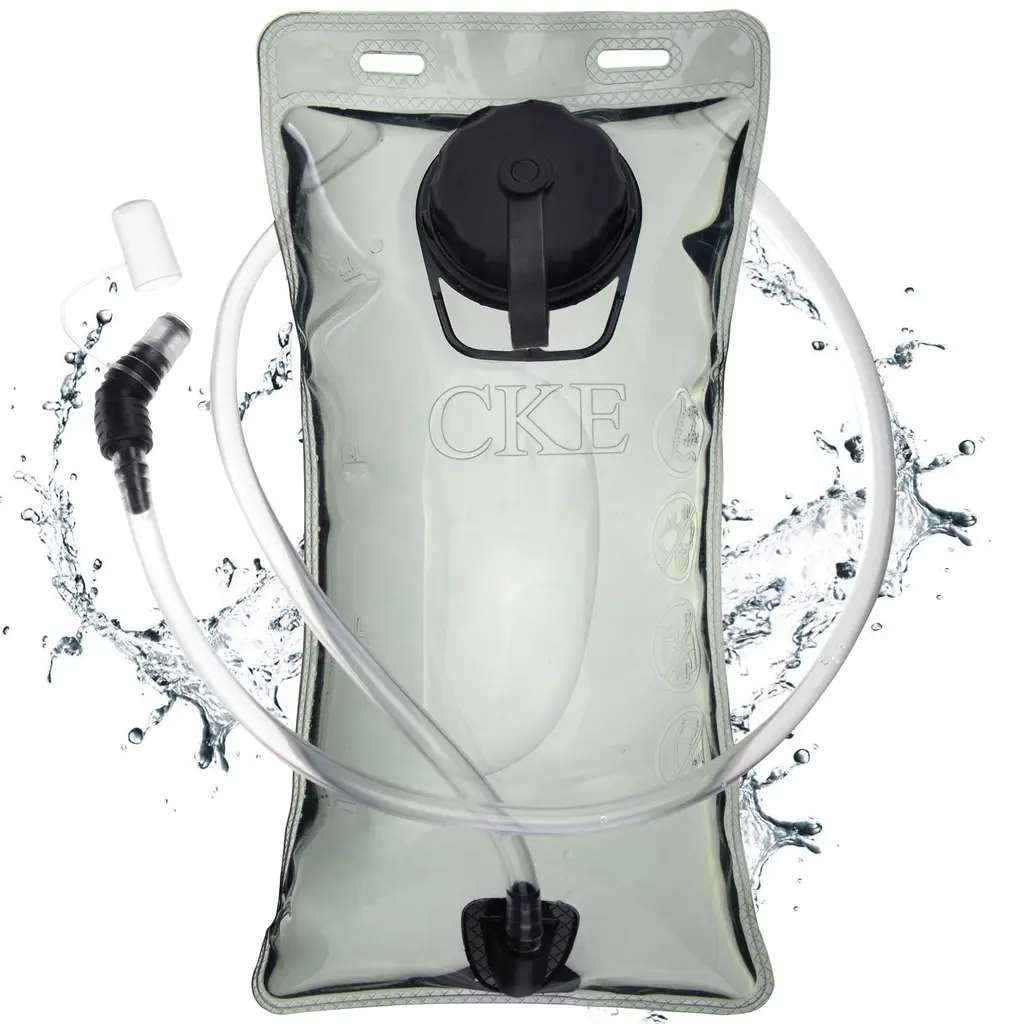 CKE Hydration Bladder 2L/70-Ounce 3L/100-Ounce for Water Backpack Hydration Pack Hydration Backpack for Running Hiking Biking Climbing 2L-Gray