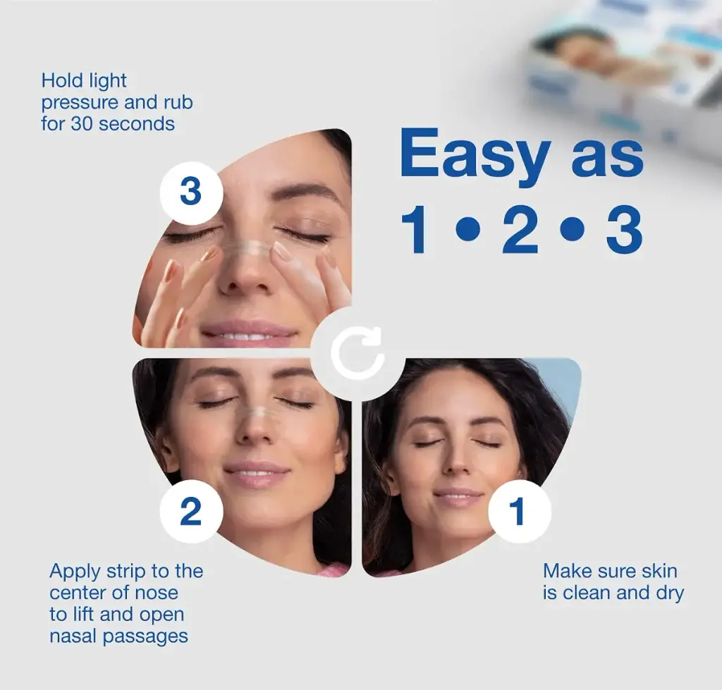 ClearSky Medium Size Nasal Strips Drug-Free Nose Strips for Breathing with Ease, Opens — pack of 105