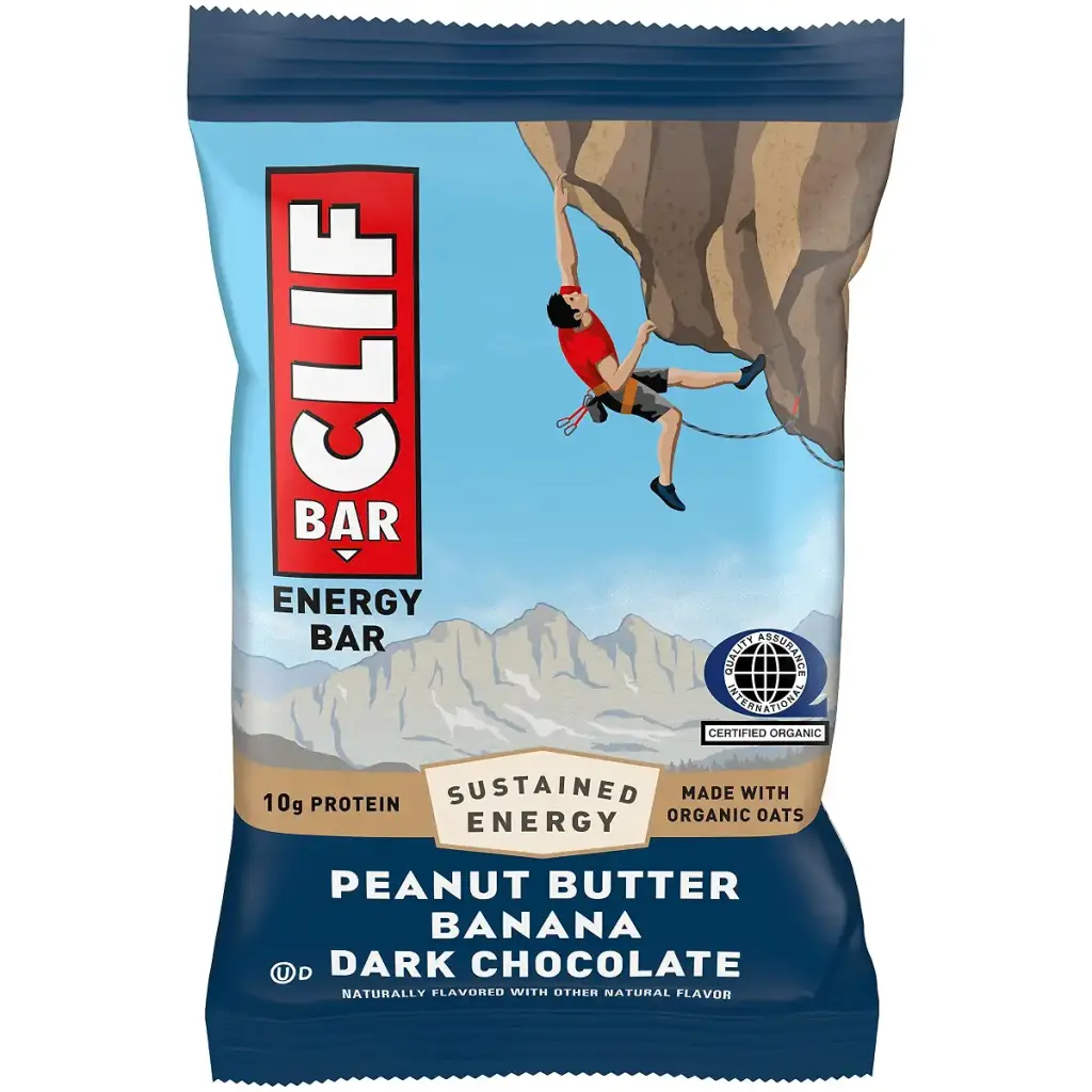 CLIF BAR - Energy Protein Bars - Peanut Butter Banana with Dark Chocolate - Made with Organic Oats - Energy Bars - Non-GMO - (1 Count) 1 Count (Pack of 1)