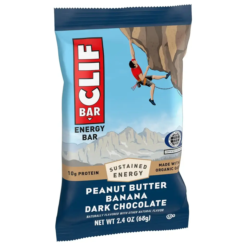CLIF BAR - Energy Protein Bars - Peanut Butter Banana with Dark Chocolate - Made with — Sports Nutrition