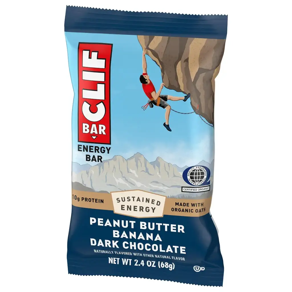 CLIF BAR - Energy Protein Bars - Peanut Butter Banana with Dark Chocolate - Made with — Bar