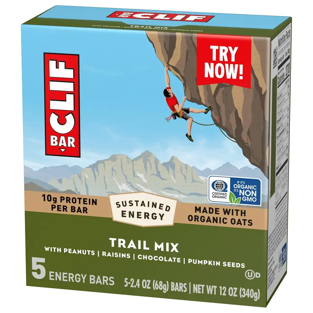 CLIF BAR - Energy Protein Bars - Trail Mix - Made with Organic Oats - Energy Bars — Sports Nutrition