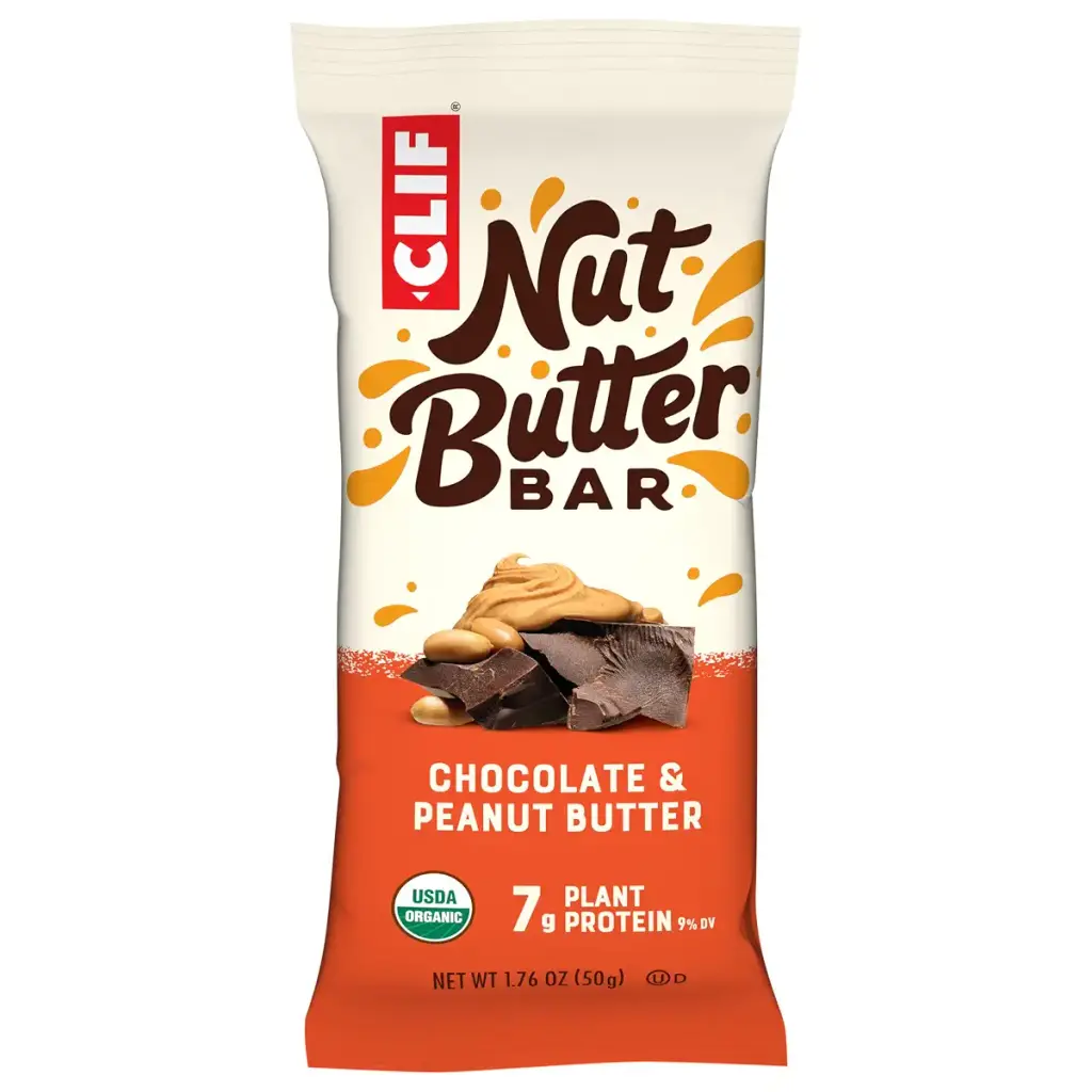 CLIF Nut Butter Bar - Organic Snack Bar - Chocolate Chip Peanut Butter - Organic - Plant Protein - Non-GMO (1.76 Ounce
