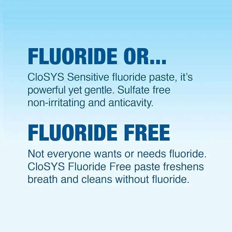 CloSYS Fluoride Toothpaste, 7 Ounce, Gentle Mint, Whitening, Enamel Protection, Sulfate — Mint