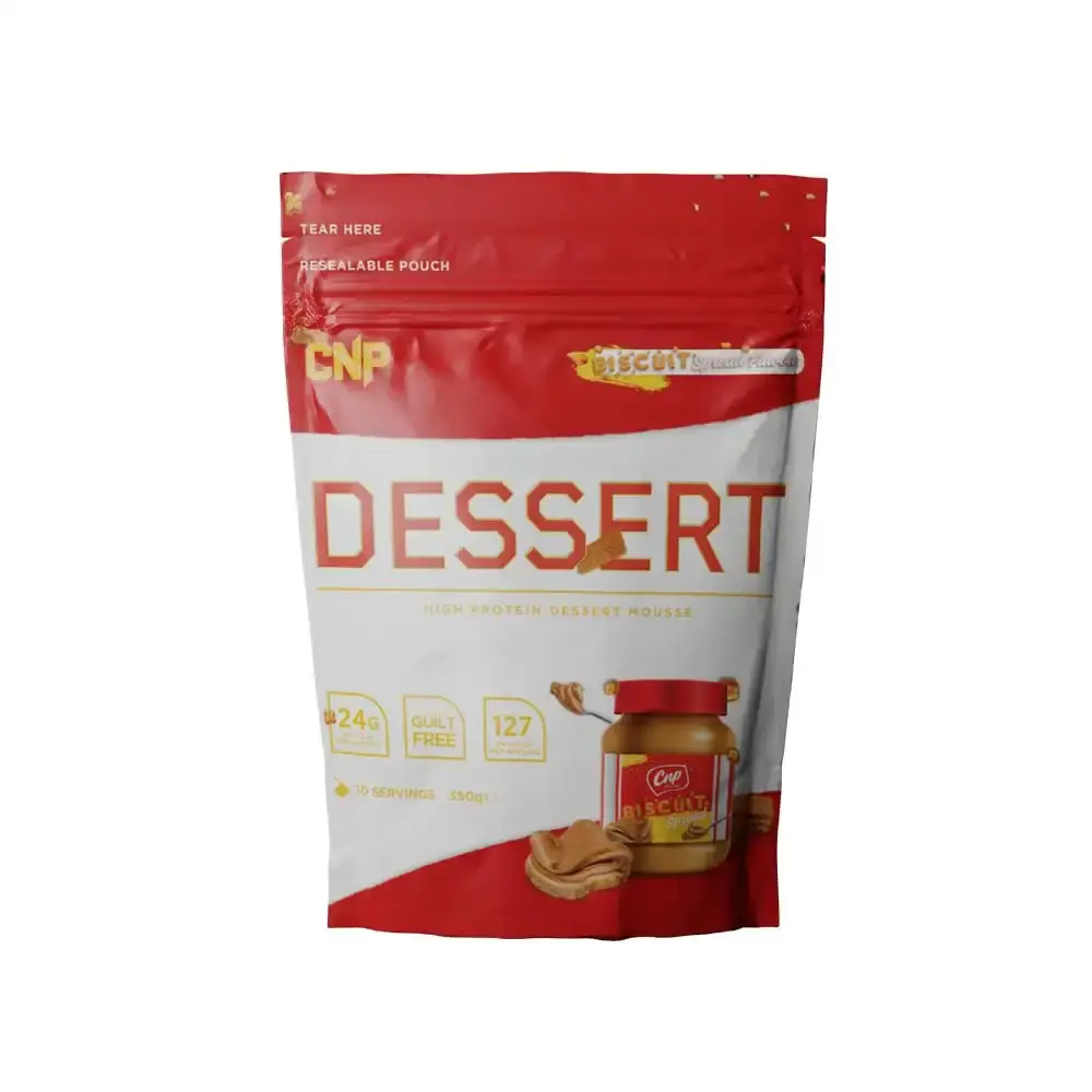 CNP Professional High Protein Dessert Mix 25g of Dual Release Protein with Micellar Casein 350g and 10 Servings 4 Great Flavours (Biscuit Spread)