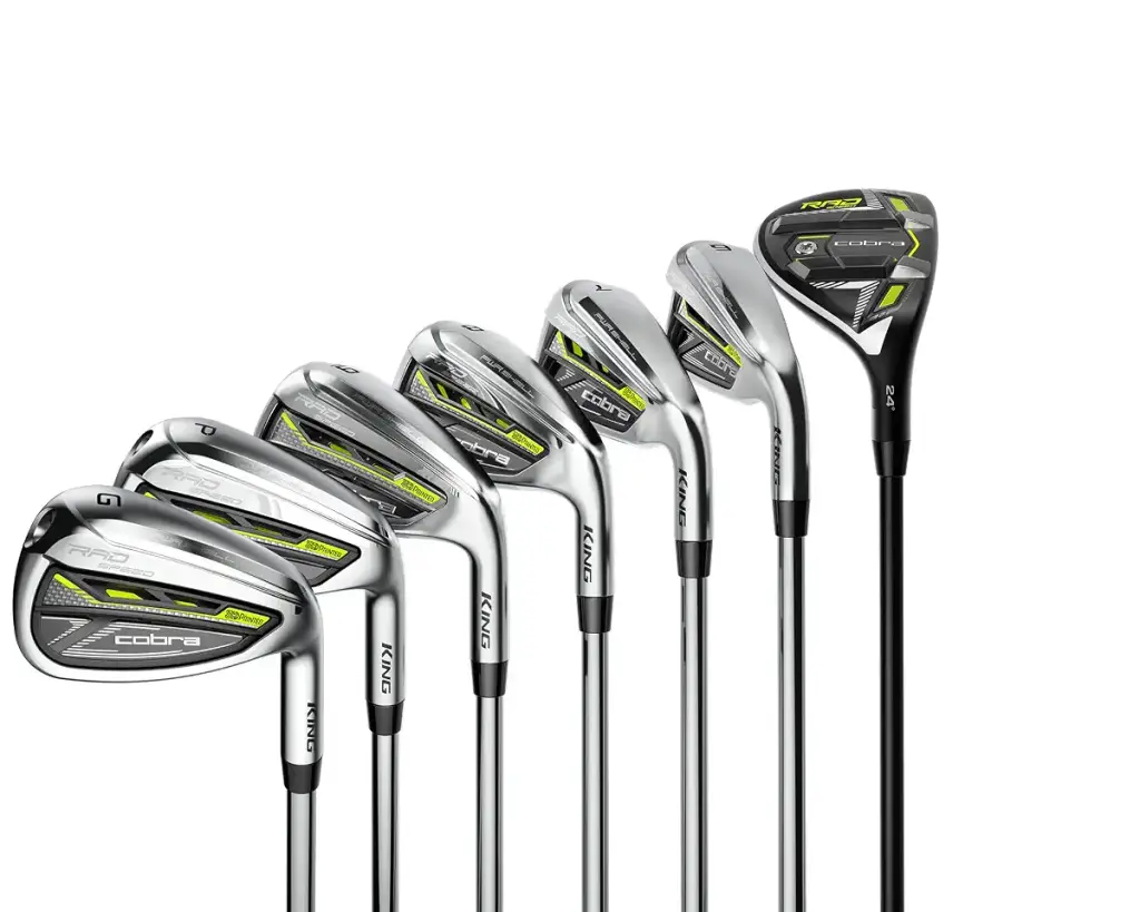 Cobra Golf 2021 Men's Radspeed Combo Iron Set Right UST Recoil 460 ESX Senior 5-GW