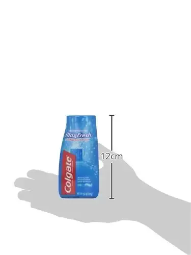 Colgate Max Fresh Liquid Toothpaste with Mini Breath Strips, Cool Mint, 4.6 oz 4.6 Ounce — Liquid