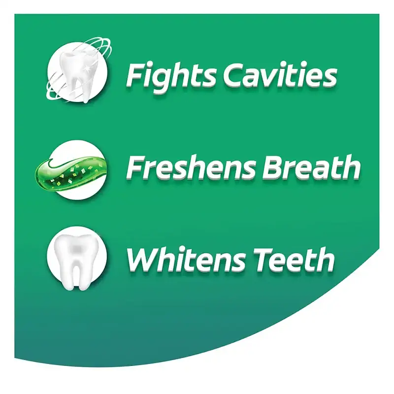 Colgate Max Fresh Toothpaste, Whitening Toothpaste with Mini Breath Strips, Clean Mint — Strips