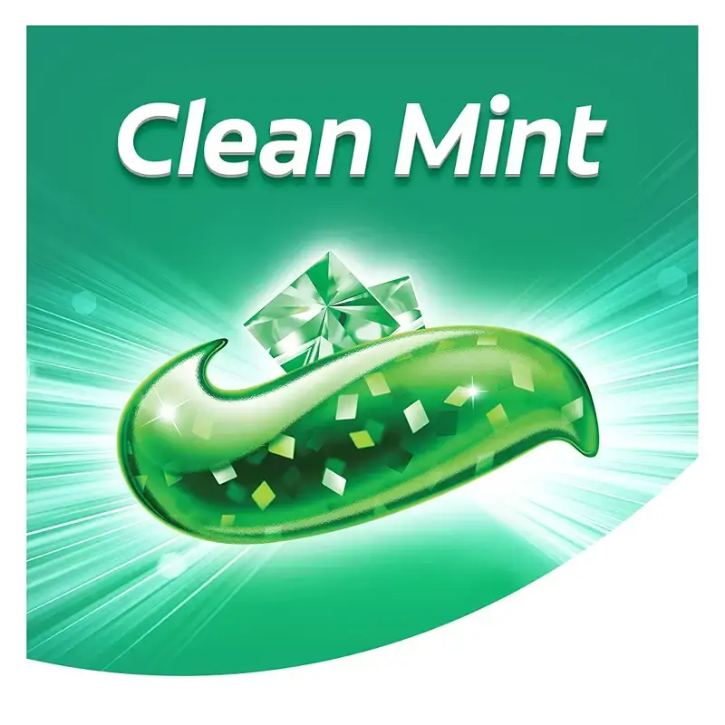 Colgate Max Fresh Toothpaste, Whitening Toothpaste with Mini Breath Strips, Clean Mint — pack of 4