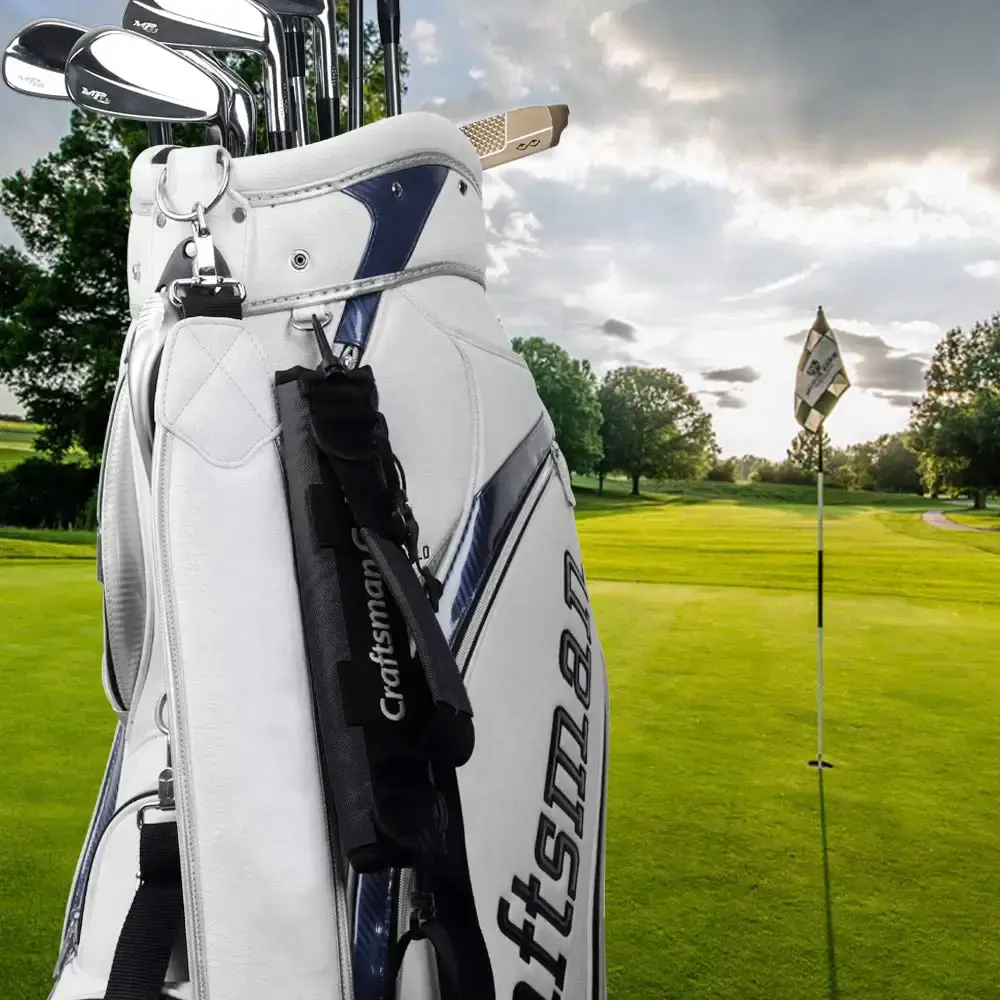Craftsman Golf Portable Mini Carry Bag Shoulder Sleeve Bag Ideal for Golf Course — Golf