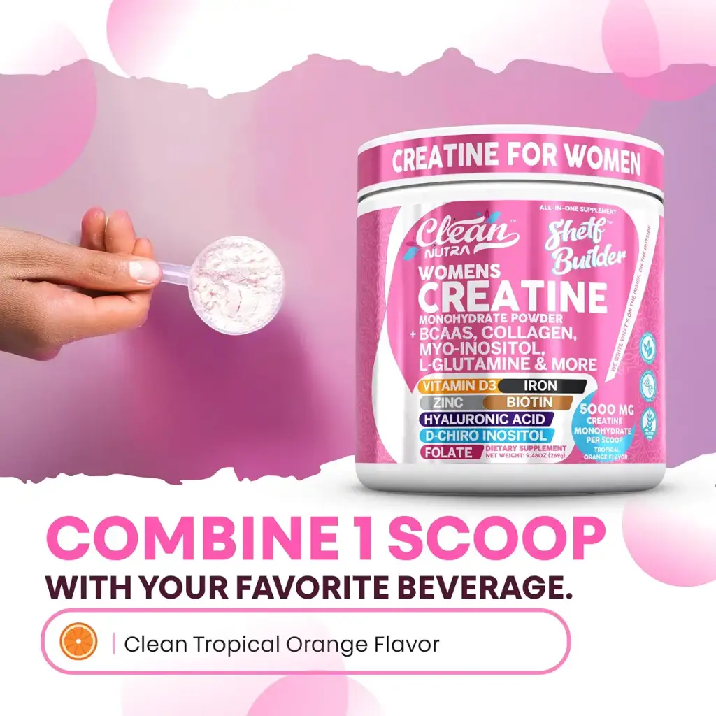 Creatine for Women | Creatine Monohydrate + BCAA Powder Myo-Inositol Collagen Biotin — Sports Nutrition