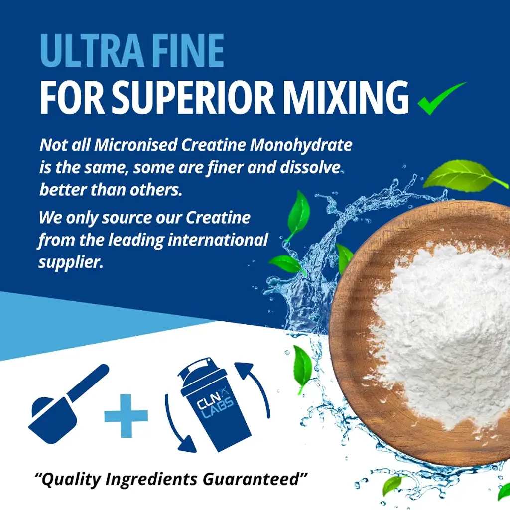Creatine Monohydrate Powder - 300g (60 x 5g Servings) | 200 Mesh Fine Grade Powder Pure & — Sports Nutrition