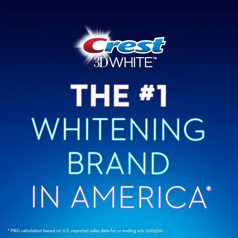Crest 3D White Toothpaste Radiant Mint, 3.8 Ounce (Pack of 3) — pack of 3