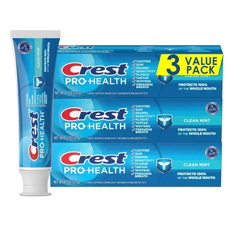 Crest Pro-Health Clean Mint Toothpaste (4.3oz) Triple Pack New