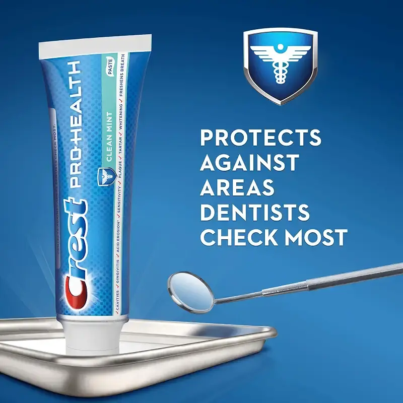 Crest Pro-Health Smooth Formula Toothpaste Clean Mint 4.6 oz 3 Count (Packaging May Vary) — Oral Care