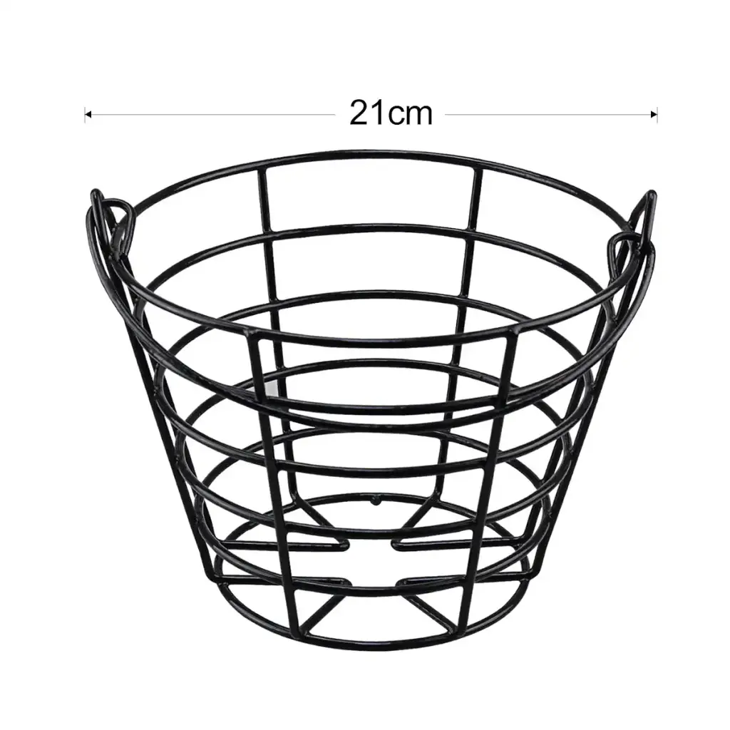 Crestgolf 2PCS Stainless Metal Golf Basket Golf Ball Container Ball Bucket 2 pack — Crestgolf